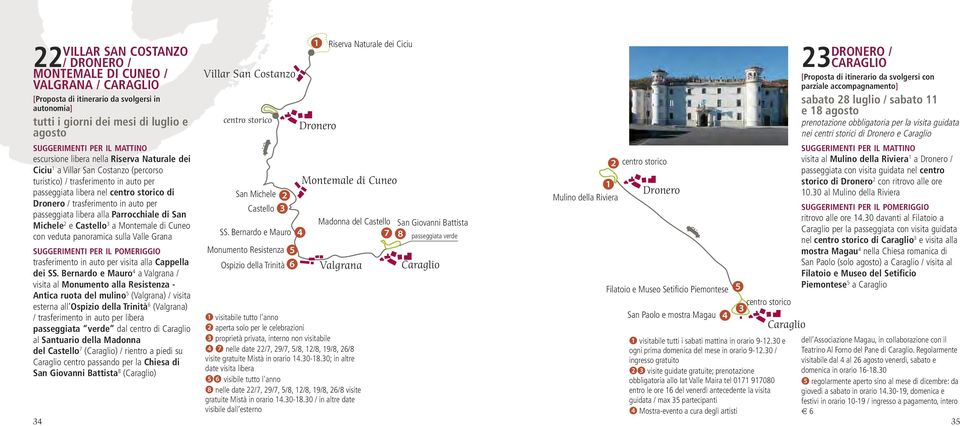 Montemale di Cuneo con veduta panoramica sulla Valle Grana trasferimento in auto per visita alla Cappella dei SS.