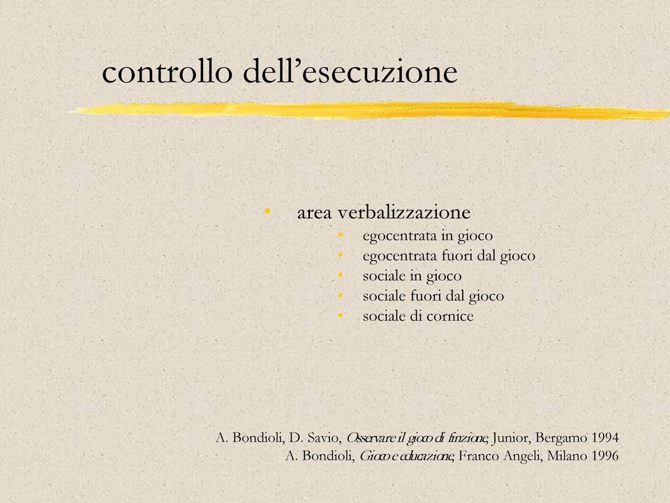 sociale di cornice A. Bondioli, D.