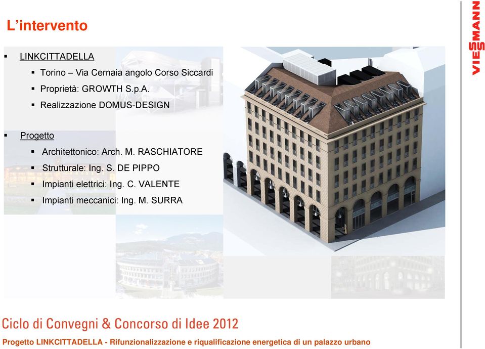 Realizzazione DOMUS-DESIGN Progetto Architettonico: Arch. M.