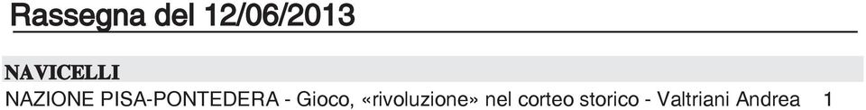 PISA-PONTEDERA - Gioco,