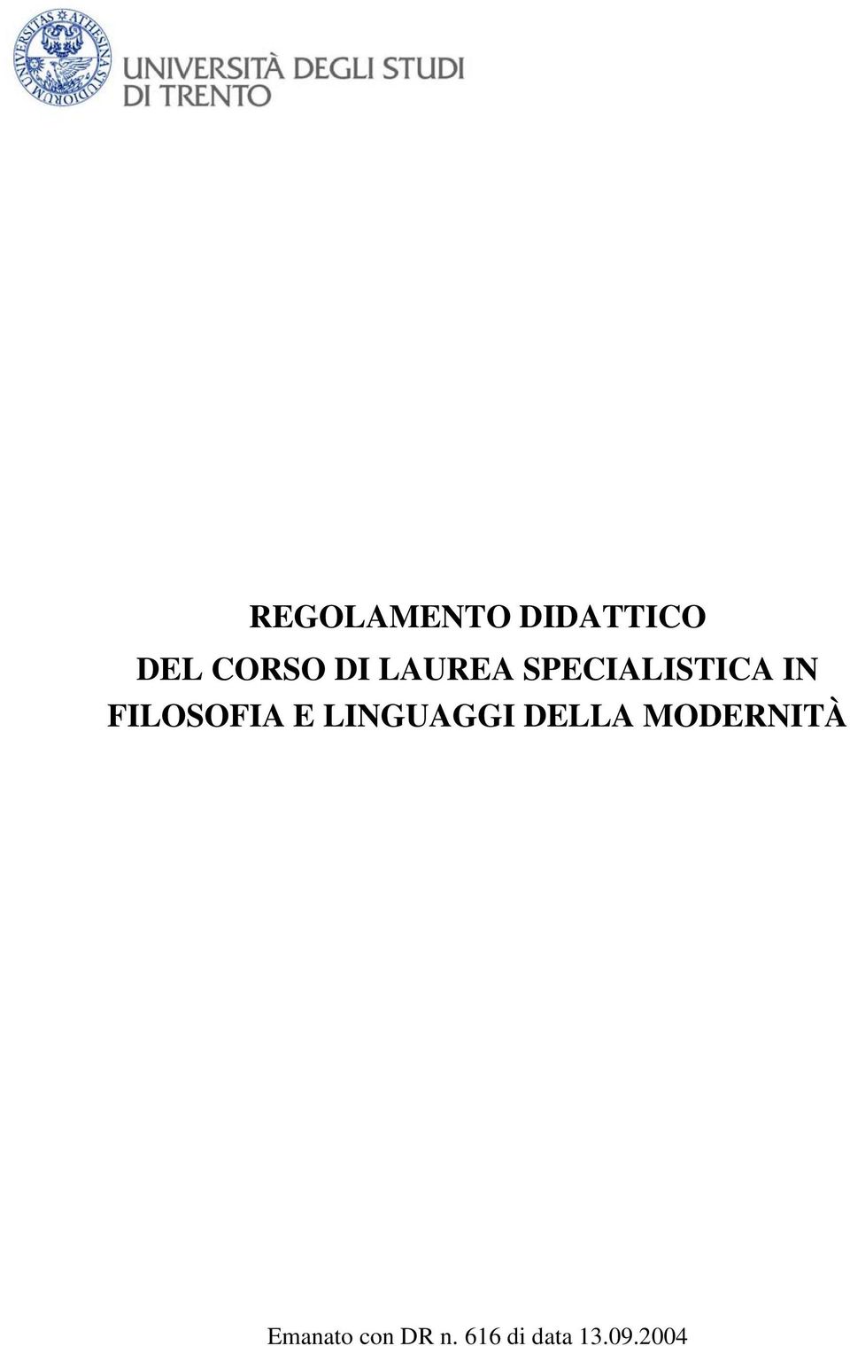 SPECIALISTICA IN