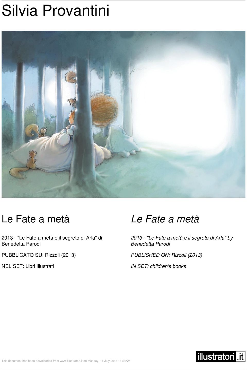 Fate a metà e il segreto di Arla" by Benedetta Parodi