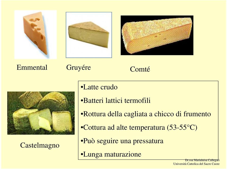 di frumento Cottura ad alte temperatura (53-55 C)