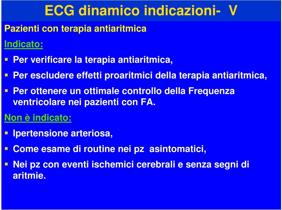 controllo della Frequenza ventricolare nei pazienti con FA.