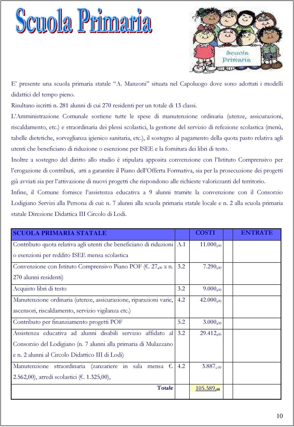 ) e straordinaria dei plessi scolastici, la gestione del servizio di refezione scolastica (menù, tabelle dietetiche, sorveglianza igienico sanitaria, etc.