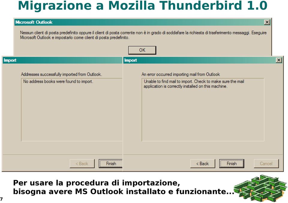 importazione, bisogna avere MS