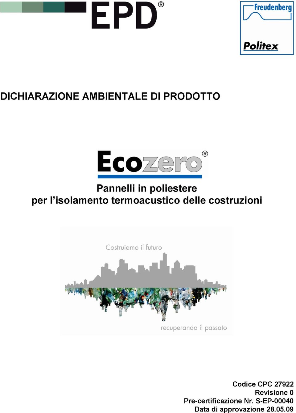 costruzioni Codice CPC 27922 Revisione 0