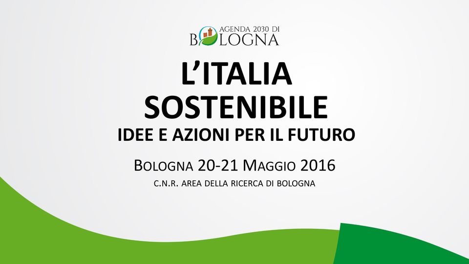 BOLOGNA 20-21 MAGGIO 2016 C.