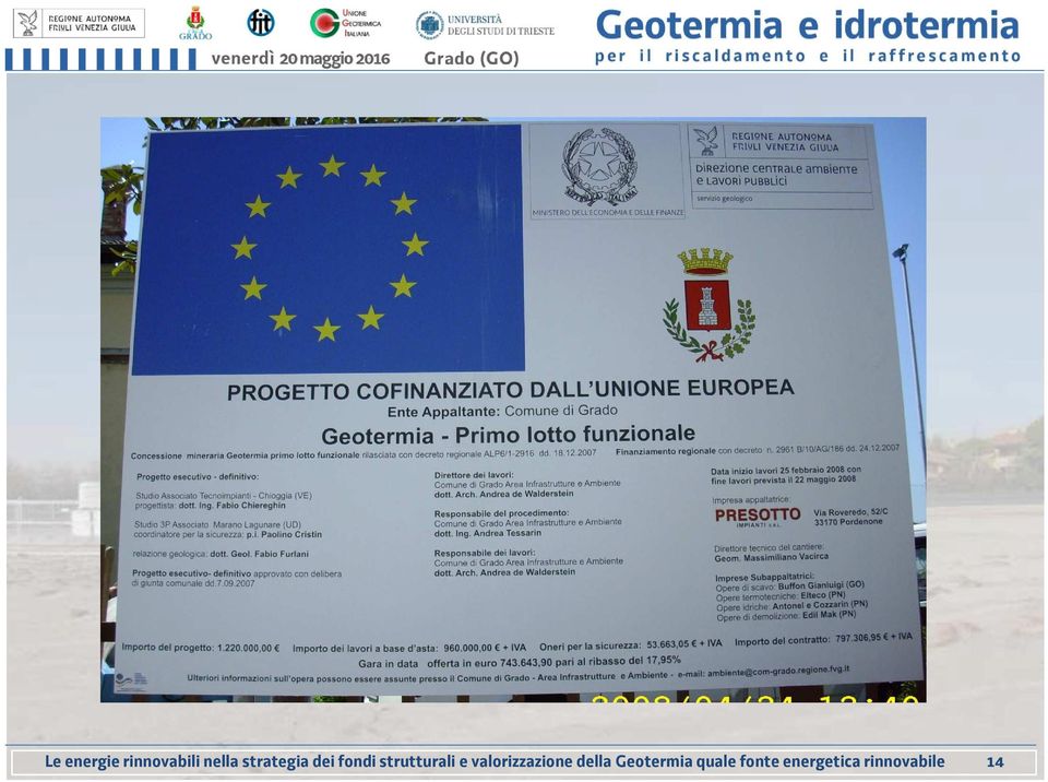 e valorizzazione della Geotermia