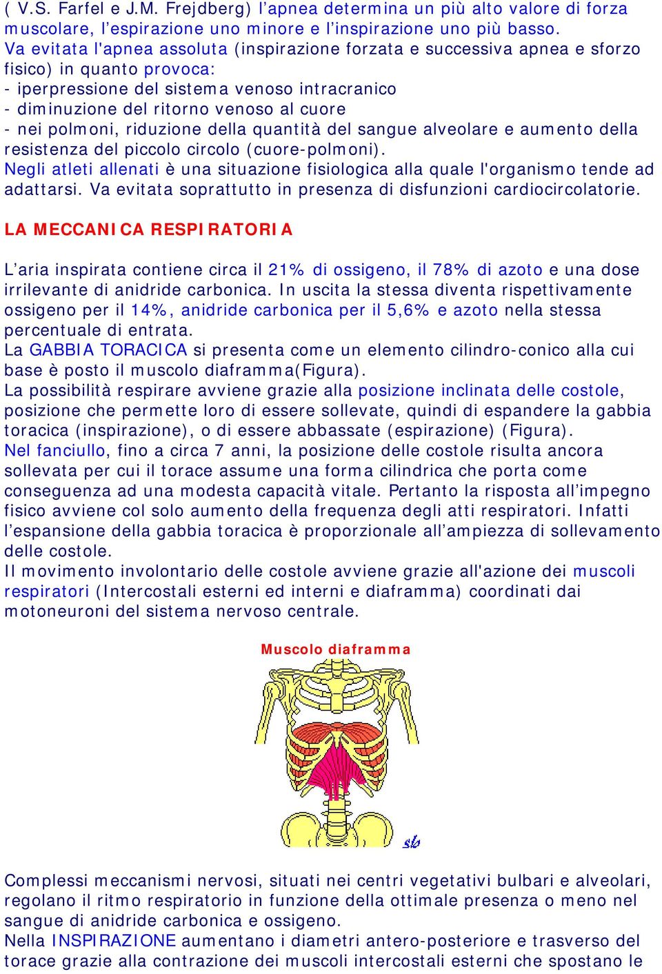 nei polmoni, riduzione della quantità del sangue alveolare e aumento della resistenza del piccolo circolo (cuore-polmoni).