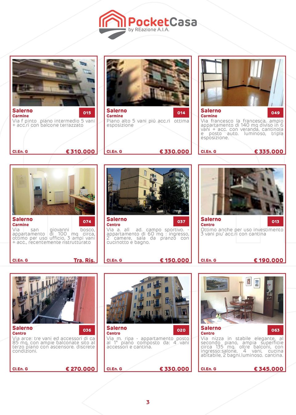 000 074 037 013 Via san giovanni bosco, Via a. alì ad. campo sportivo. - Ottimo anche per uso investimento appartamento di 100 mq circa, appartamento di 60 mq : ingresso, 3 vani piu acc.