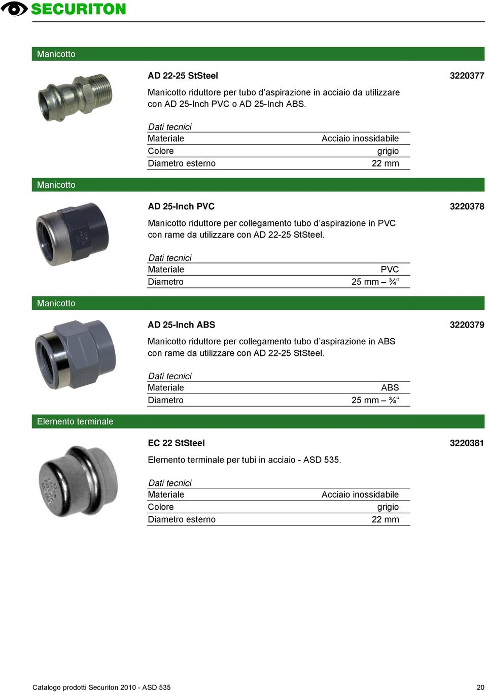 22-25 StSteel.