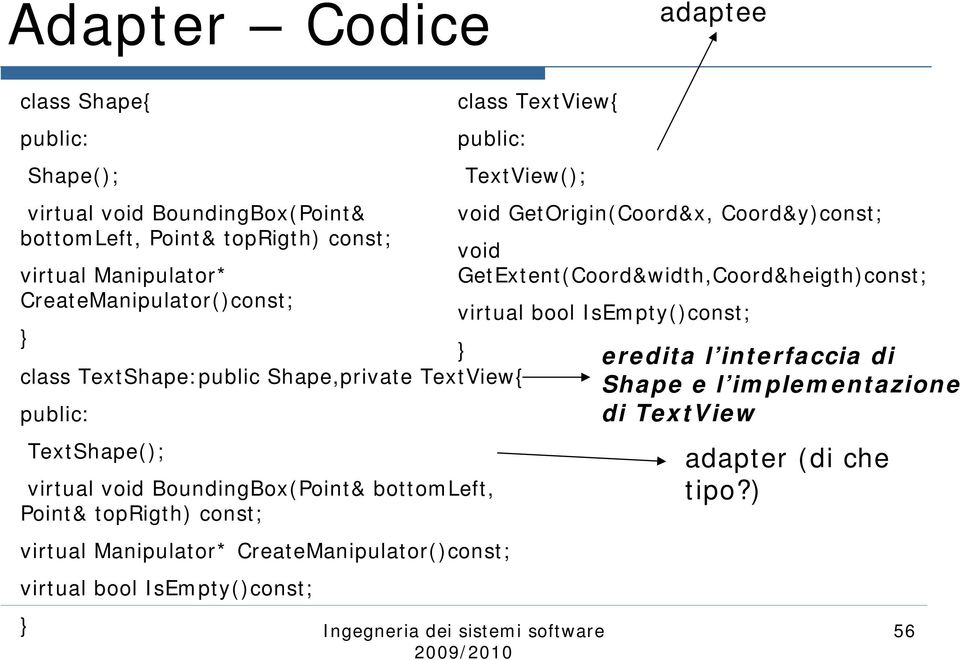 bool IsEmpty()const; class TextShape:public Shape,private TextView{ TextShape(); virtual void BoundingBox(Point& bottomleft, Point& toprigth) const;