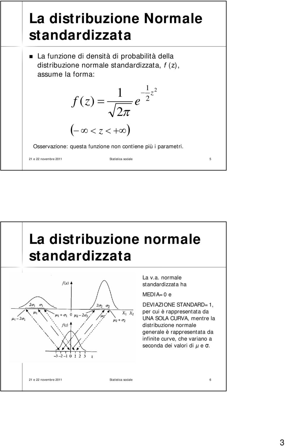 2 21 e 22 novembre 2011 Stat