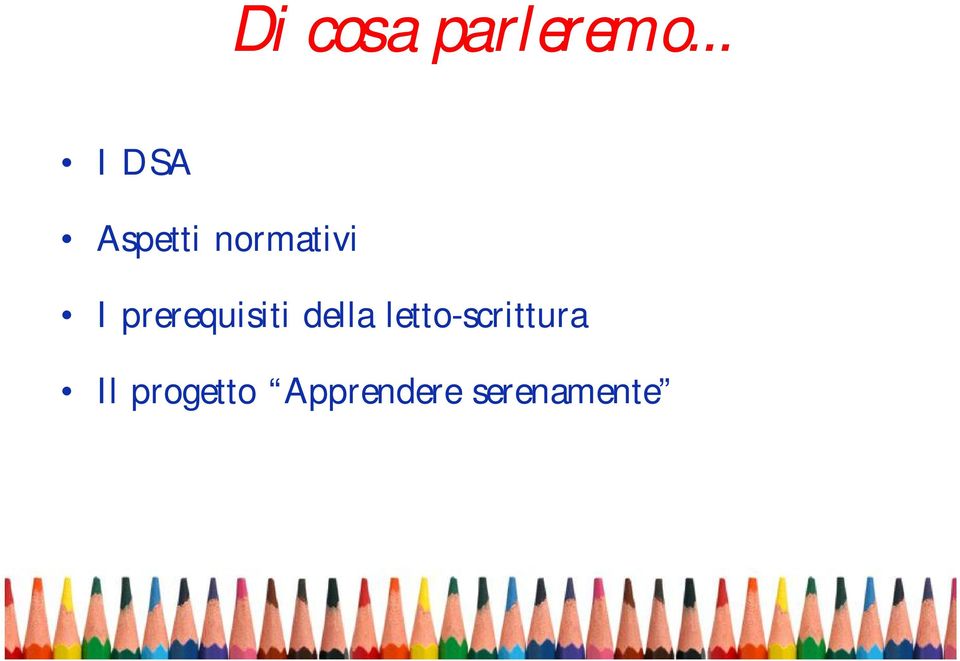 prerequisiti della