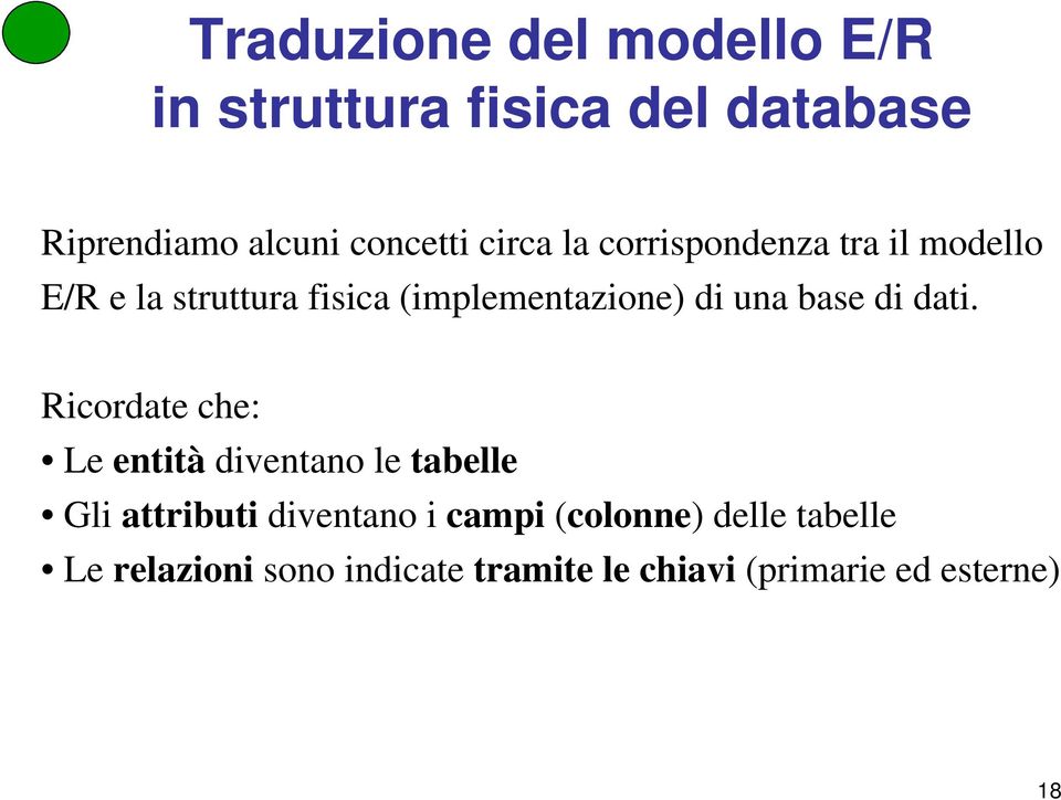 base di dati.