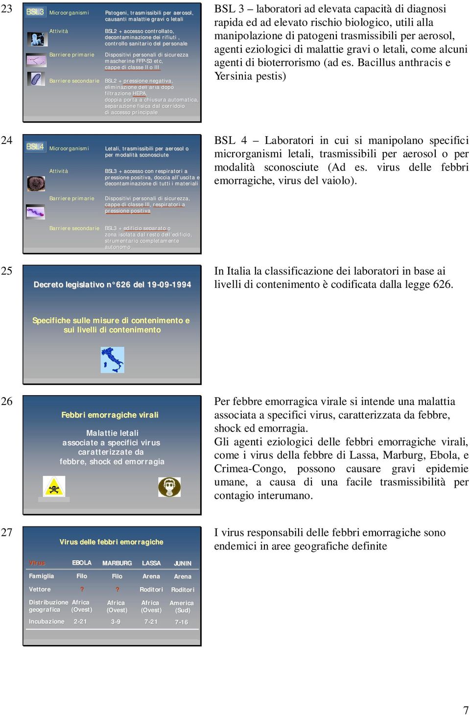 porta a chiusura automatica, separazione fisica dal corridoio di accesso principale BSL 3 laboratori ad elevata capacità di diagnosi rapida ed ad elevato rischio biologico, utili alla manipolazione