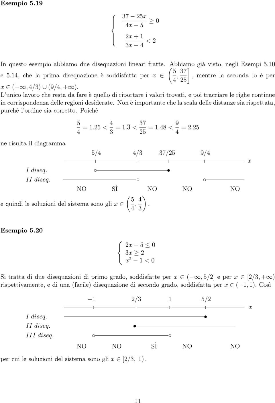 L unicolavorocherestadafareè quello di riportare i valori trovati, e poi tracciare le righe continue in corrispondenza delle regioni desiderate.