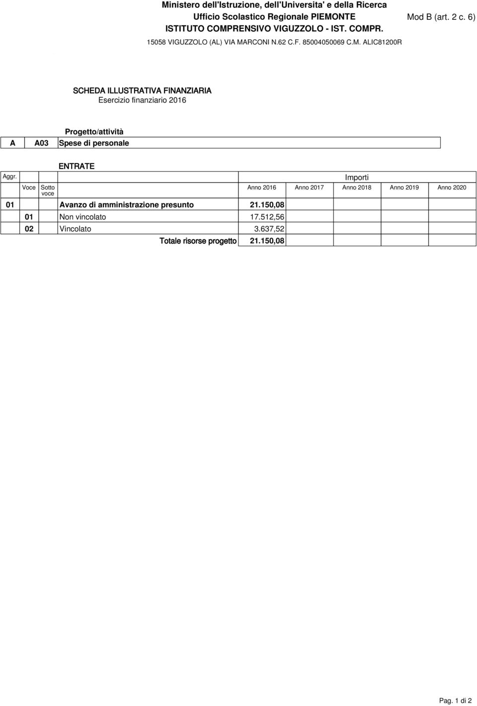 amministrazione presunto 21.