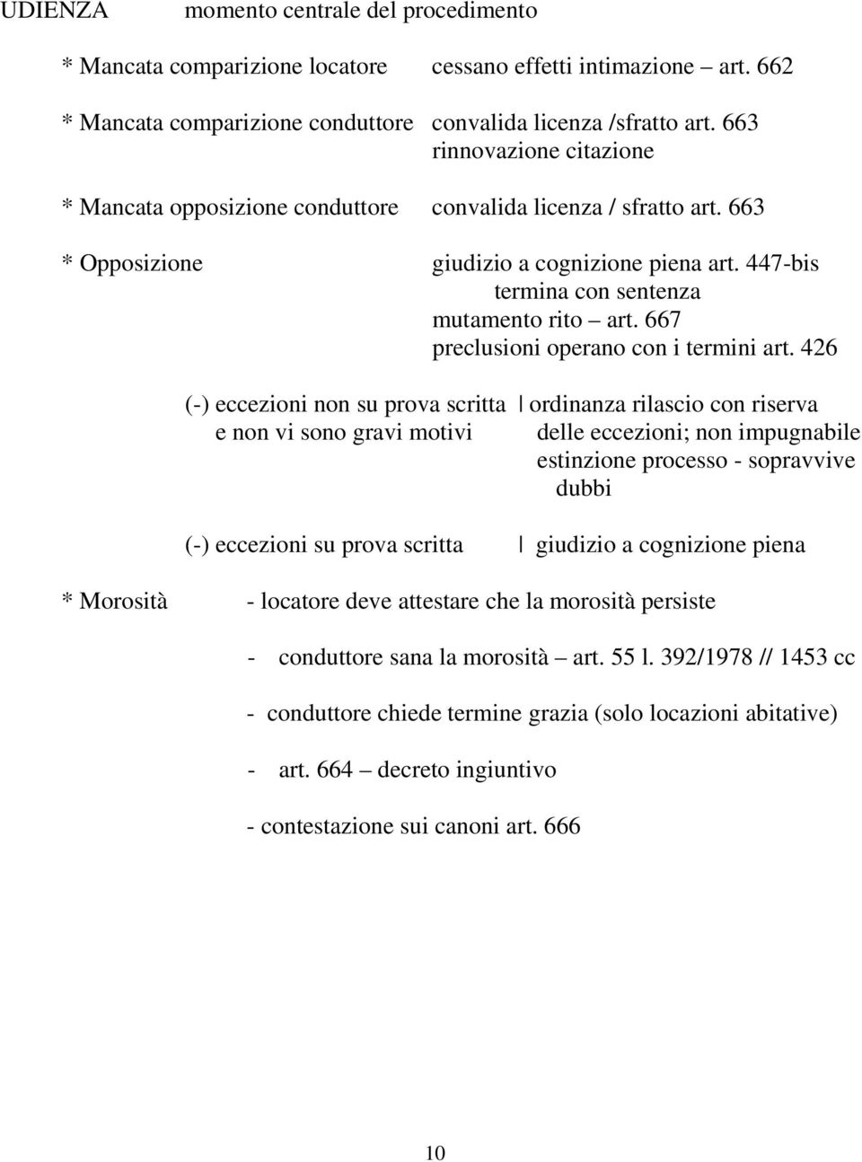 667 preclusioni operano con i termini art.