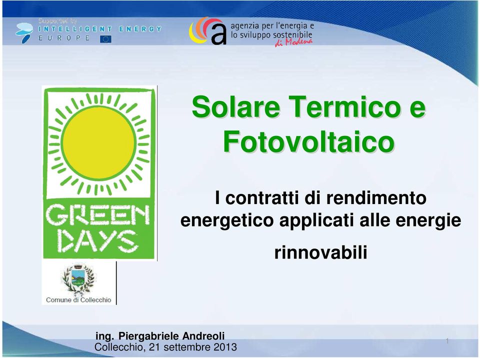 applicati alle energie rinnovabili ing.