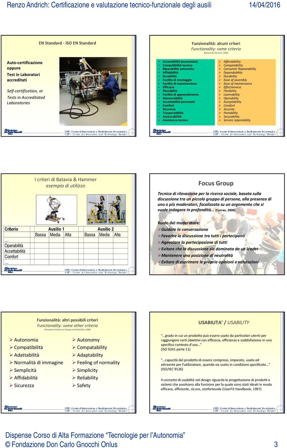 di apprendimento Manovrabilità Accettabilità personale Comfort Trasportabilità Assicurabilità Assistenza tecnica Affordability Compatability Consumer Repearability Dependability Durability Ease of