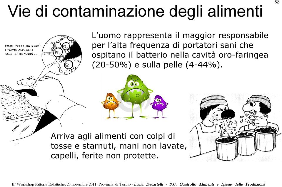 batterio nella cavità oro-faringea (20-50%) e sulla pelle (4-44%).