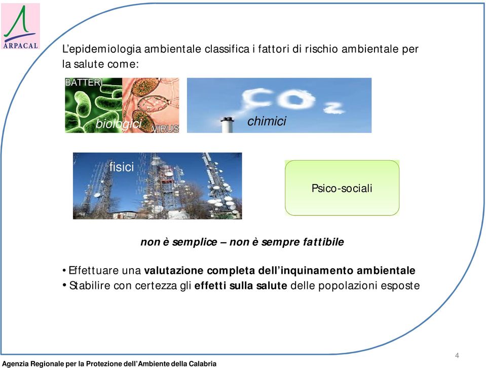 sempre fattibile Effettuare una valutazione completa dell inquinamento