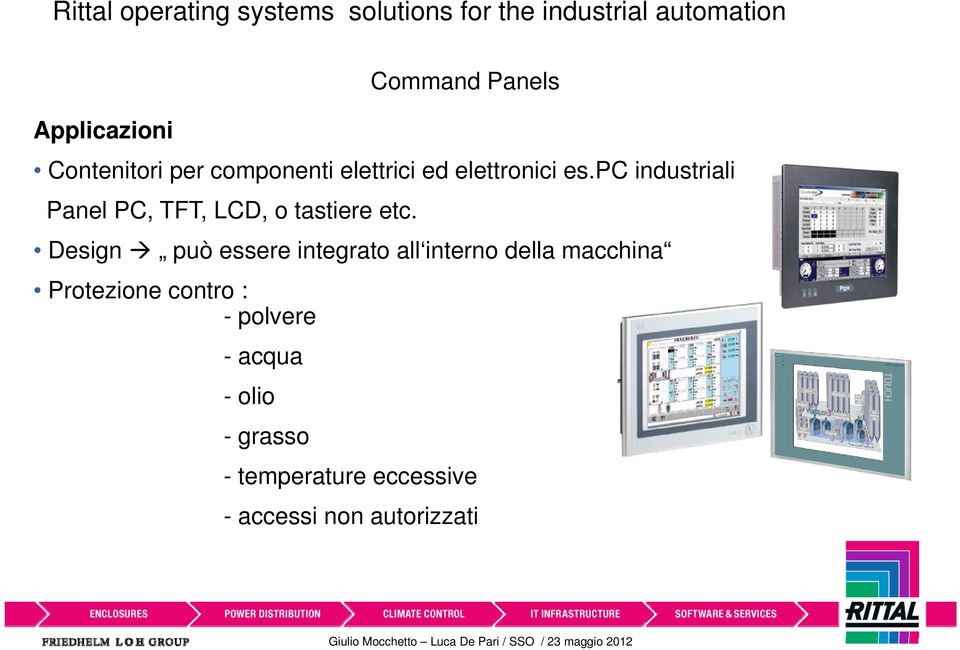 pc industriali Panel PC, TFT, LCD, o tastiere etc.