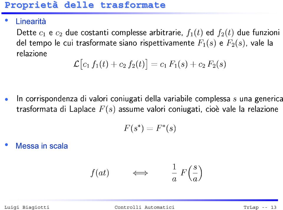 Linearità Messa