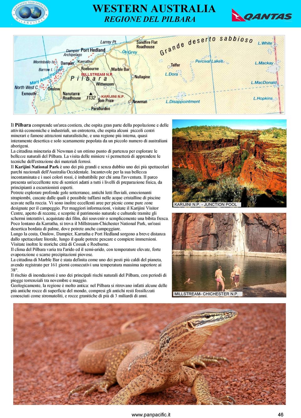 La cittadina mineraria di Newman è un ottimo punto di partenza per esplorare le bellezze naturali del Pilbara.