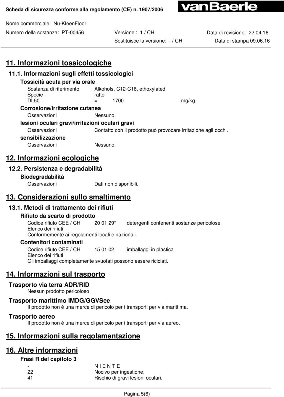 Informazioni ecologiche 12