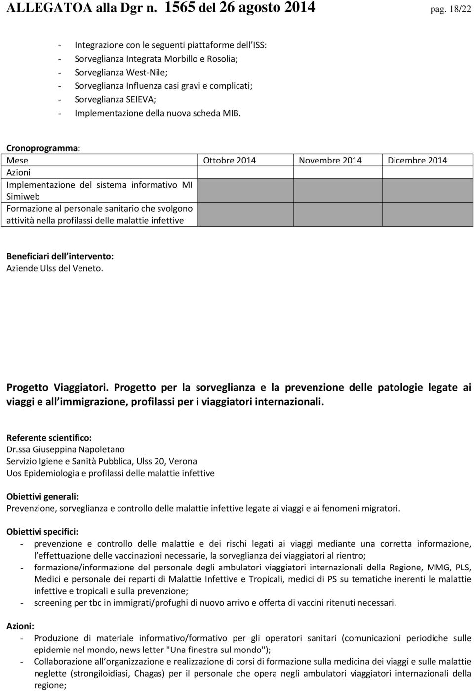 SEIEVA; - Implementazione della nuova scheda MIB.