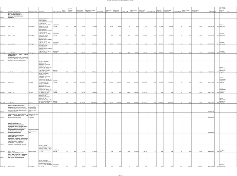 ESSUDATIVE medicazione idrofila, sterile, tristratificata, monouso, altamente assorbente e non lotto 66 aderente per ferite croniche essudative lotto 66a cm.