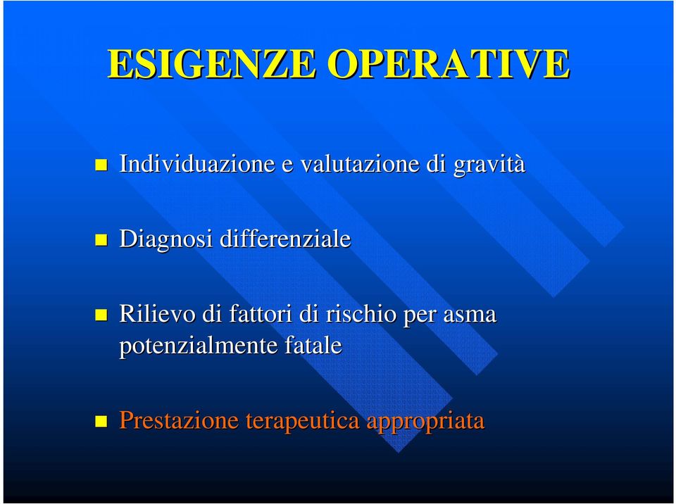 differenziale Rilievo di fattori di rischio