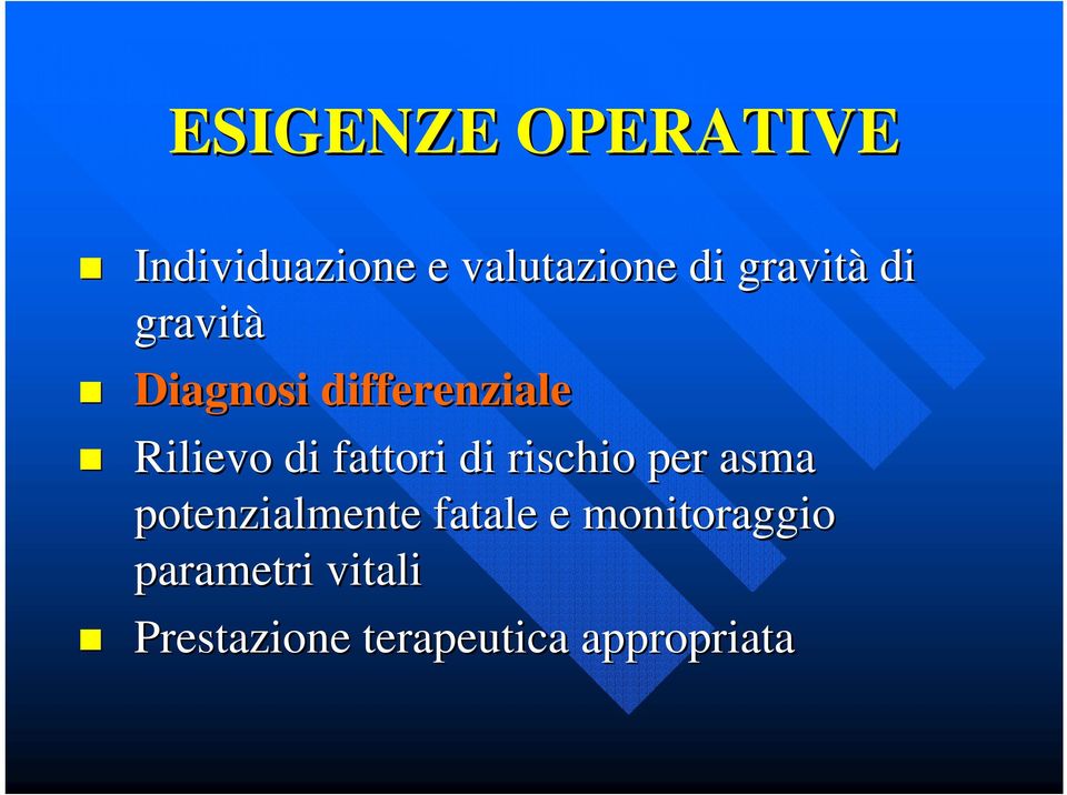 fattori di rischio per asma potenzialmente fatale e