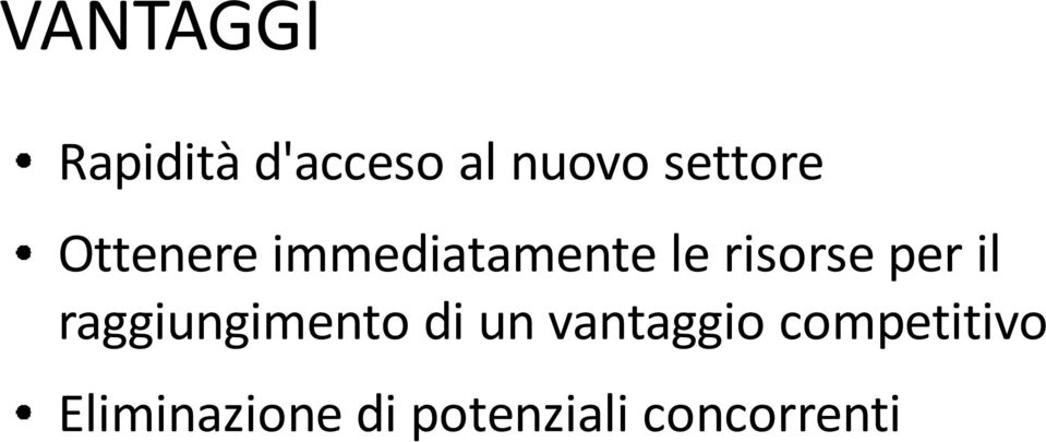 risorse per il raggiungimento di un