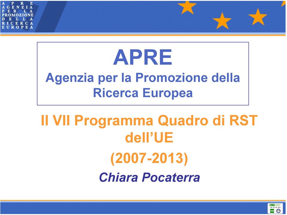 Europea Il VII Programma