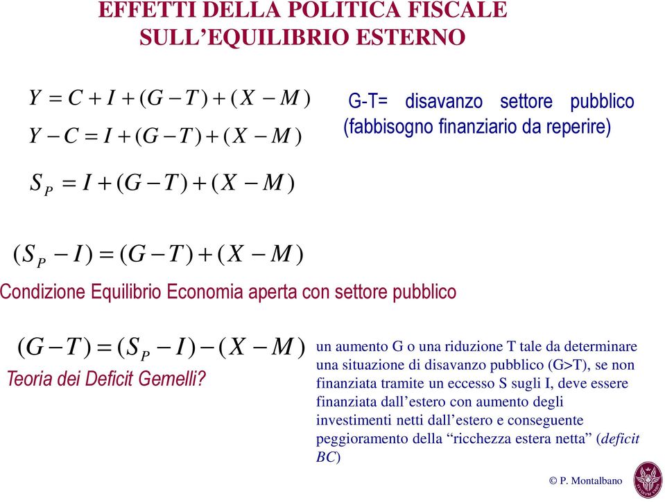 M Teoria dei Deficit Gemelli?