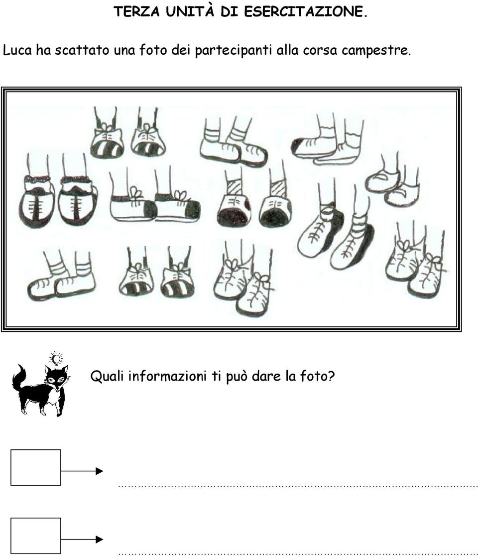 partecipanti alla corsa campestre.