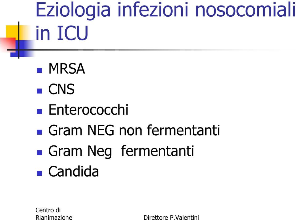 Enterococchi Gram NEG non