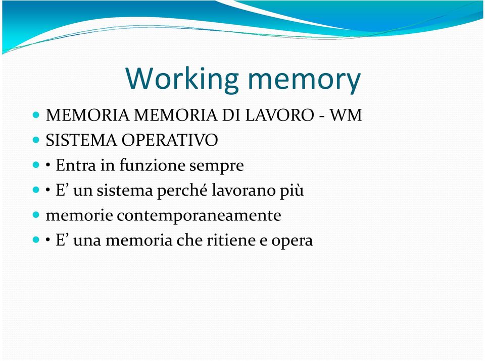 un sistema perché lavorano più memorie