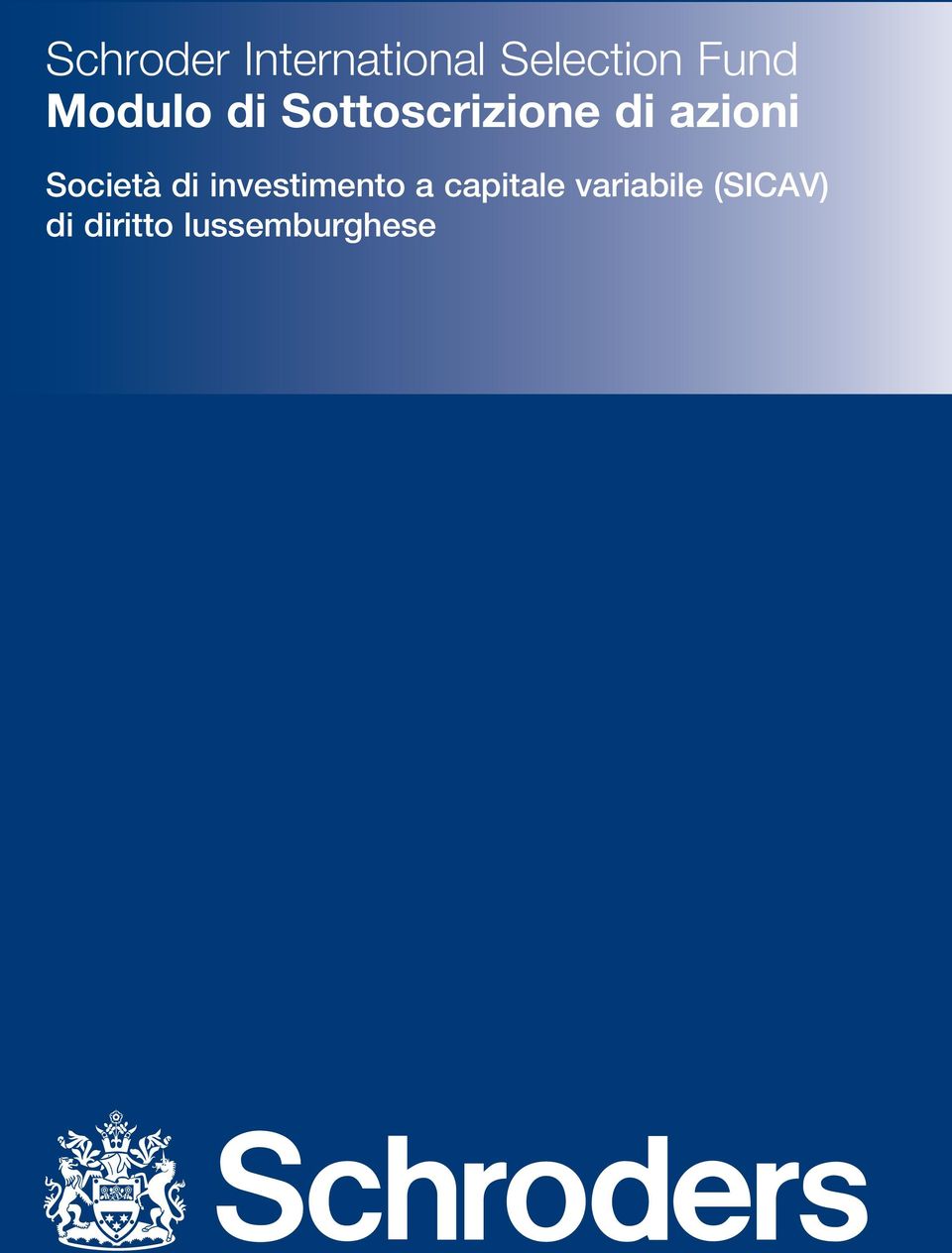 Società di investimento a capitale