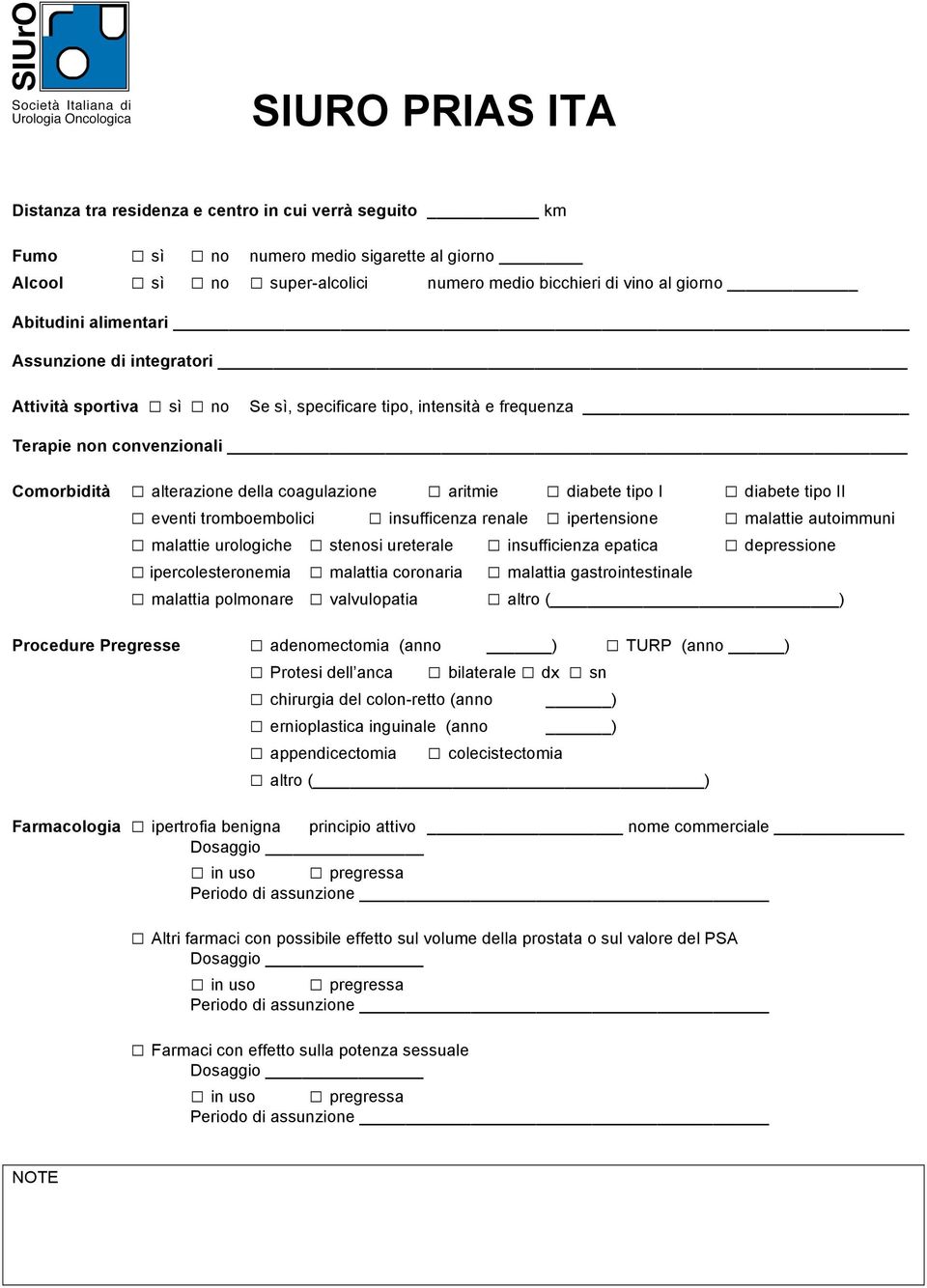 tipo II eventi tromboembolici insufficenza renale ipertensione malattie autoimmuni malattie urologiche stenosi ureterale insufficienza epatica depressione ipercolesteronemia malattia coronaria