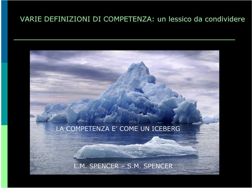 condividere LA COMPETENZA E