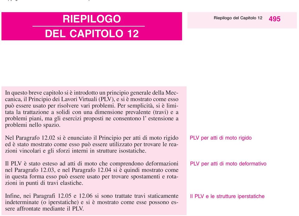 er sempicità, si è imitata a trattazione a soidi con una dimensione prevaente (travi) e a probemi piani, ma gi esercizi proposti ne consentono estensione a probemi neo spazio. Ne aragrafo 12.