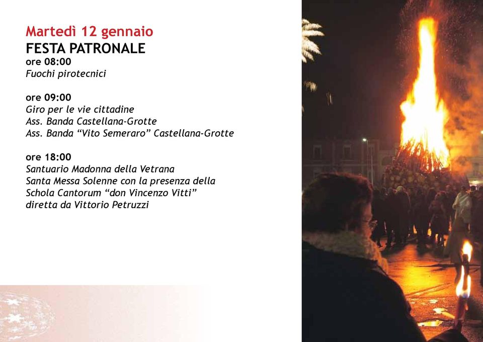 Banda Vito Semeraro Castellana-Grotte ore 18:00 Santuario Madonna della Vetrana