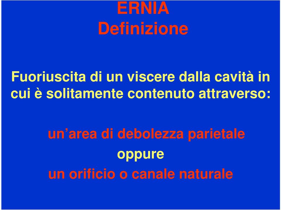 contenuto attraverso: un area di