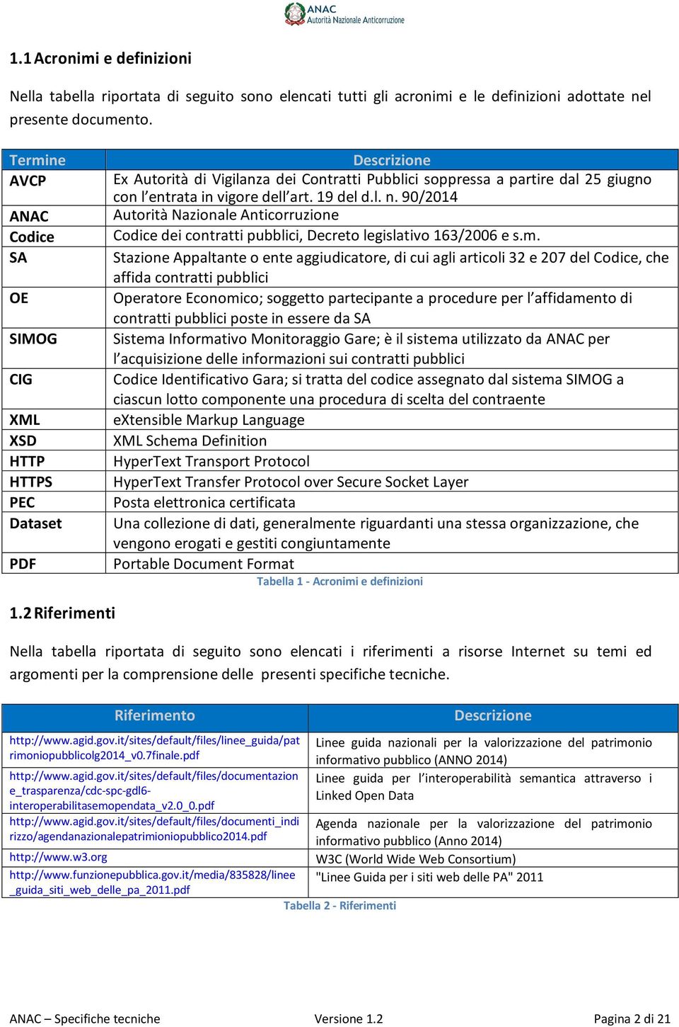 art. 19 del d.l. n. 90/2014 Autorità Nazionale Anticorruzione Codice dei contratti pubblici, Decreto legislativo 163/2006 e s.m.