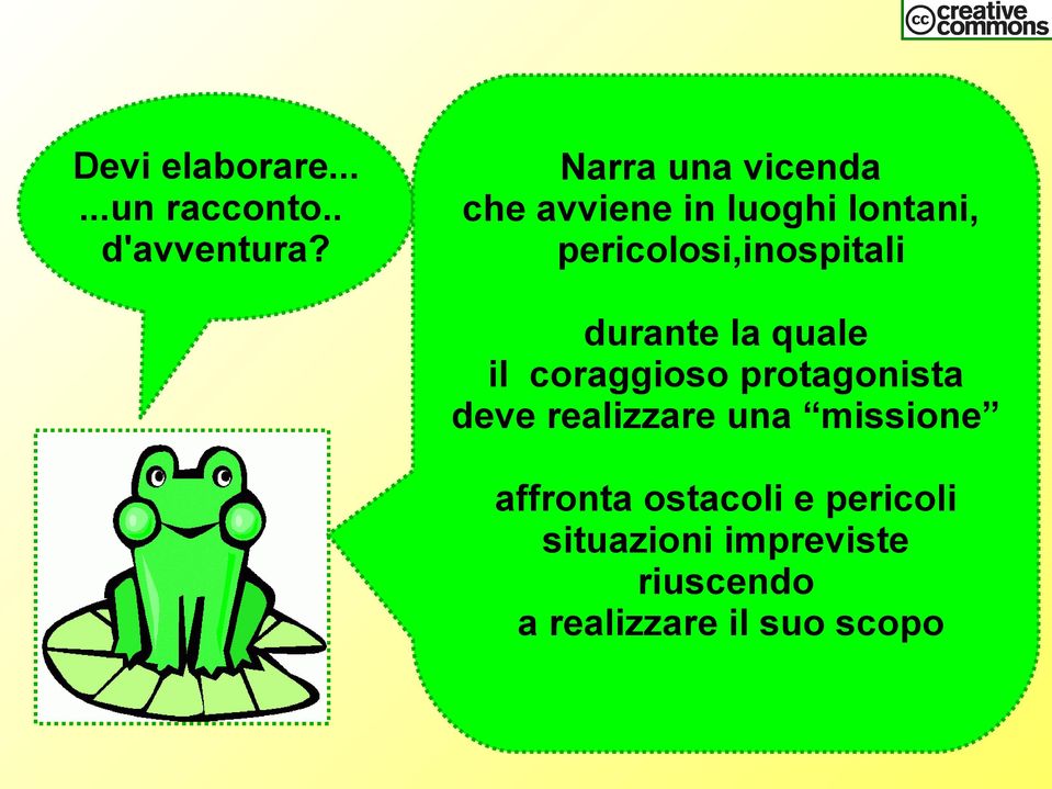 pericolosi,inospitali durante la quale il coraggioso protagonista